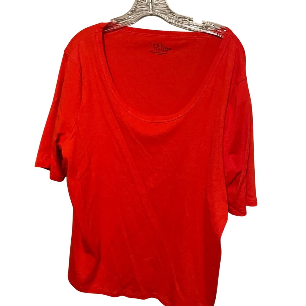 Time and Tru orange tee women’s XXXL